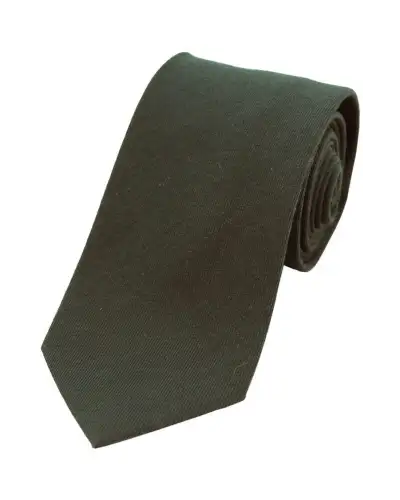Wool Ties Soprano Ties Soprano Plain Moss Green Wool Rich Tie £21.00