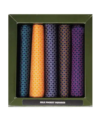 Pocket Square Soprano Ties Soprano Neat 5 Colour Silk Pocket Squares £23.00