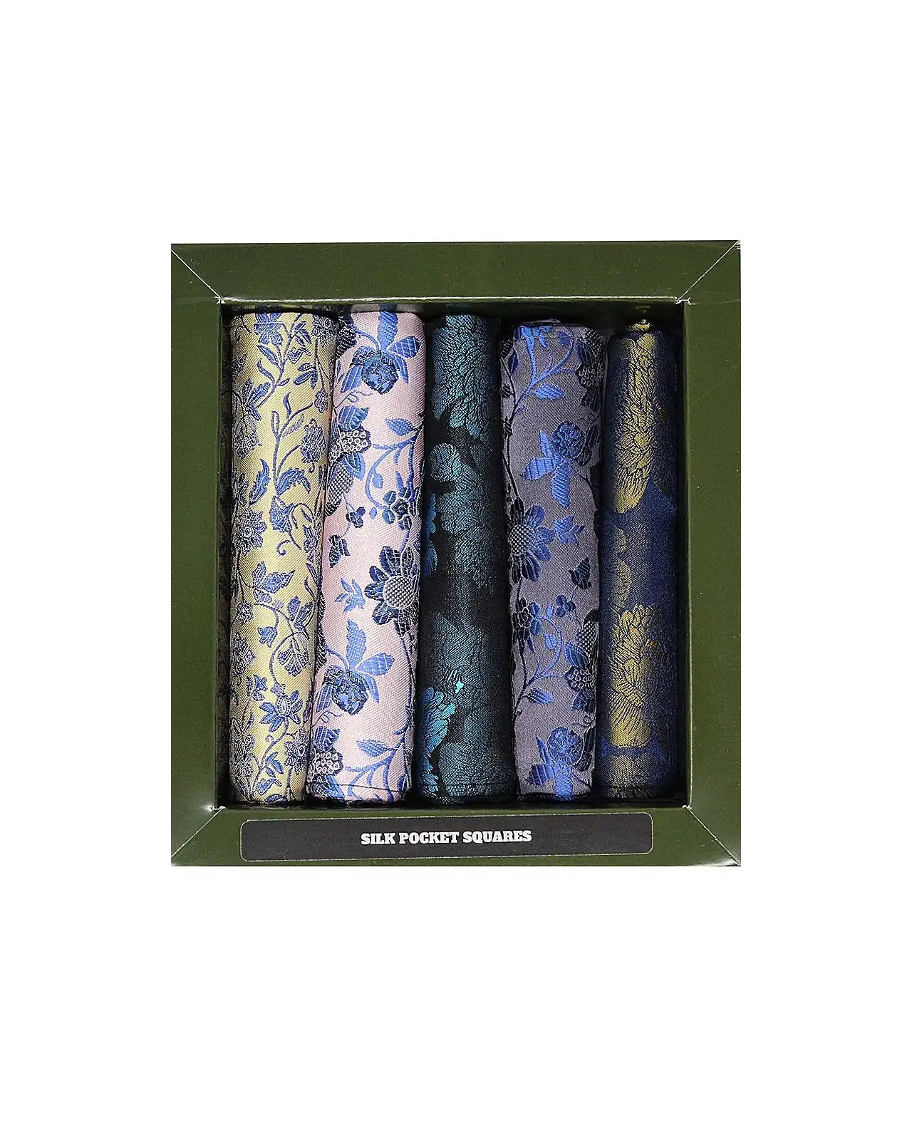 Pocket Square Soprano Ties Soprano Multi Coloured Floral 5 Colour Silk Pocket Squares £23.00