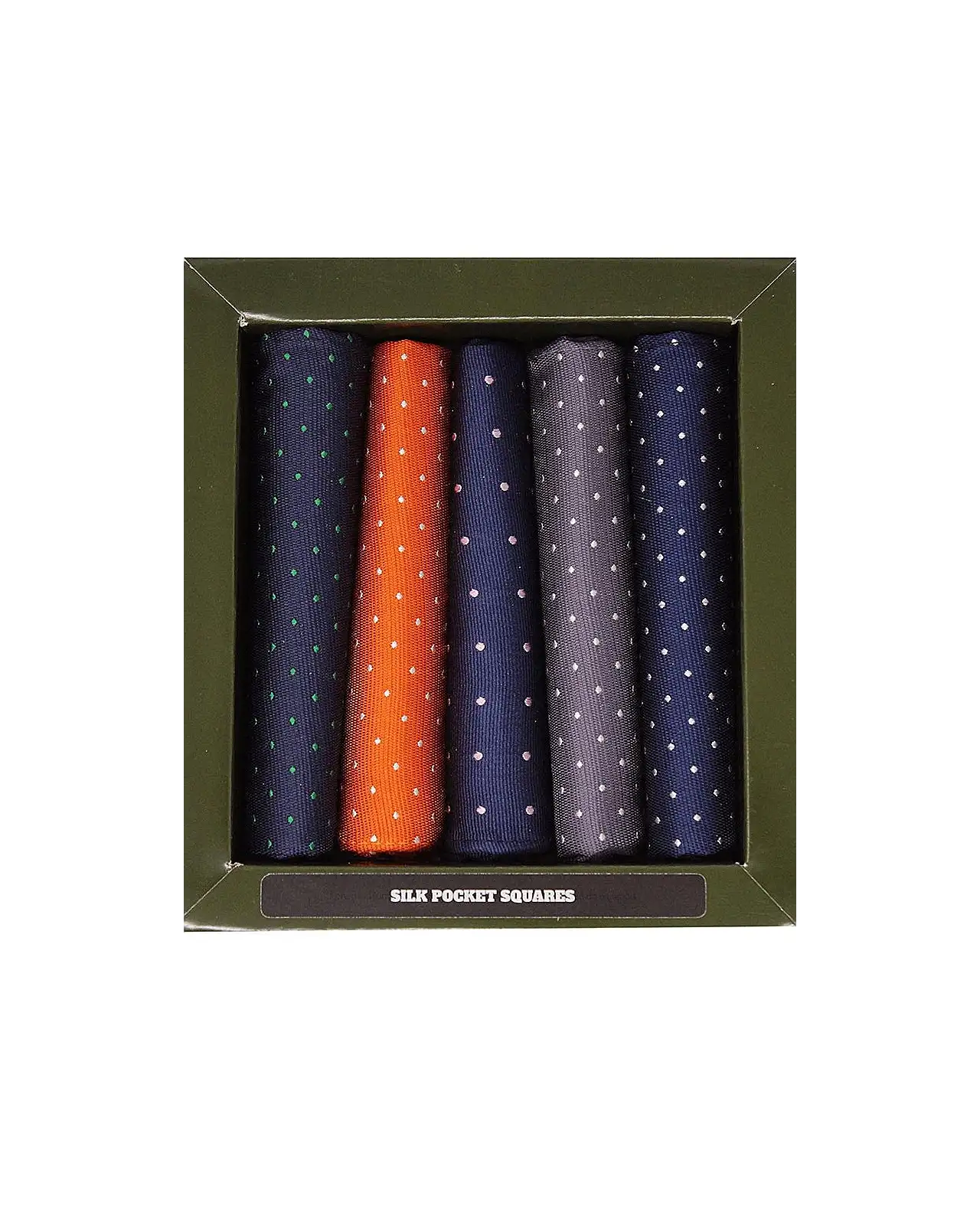 Pocket Square Soprano Ties Soprano Pin Dot 5 Colour Boxed Silk Pocket Squares £23.00