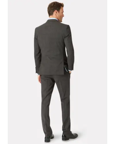 Suit Jackets Brook Taverner Tailored Fit Cassino Grey Check Washable Suit Jacket £161.00