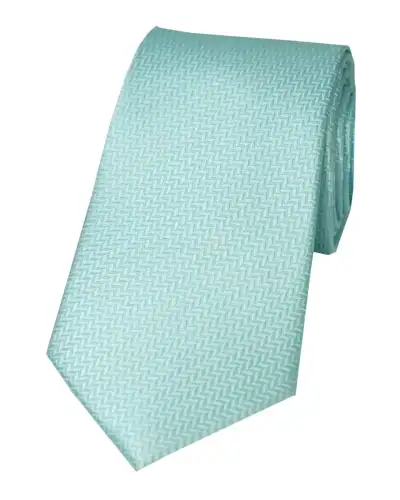 Silk Ties Soprano Ties Soprano Cyan Herringbone Silk Tie £23.00