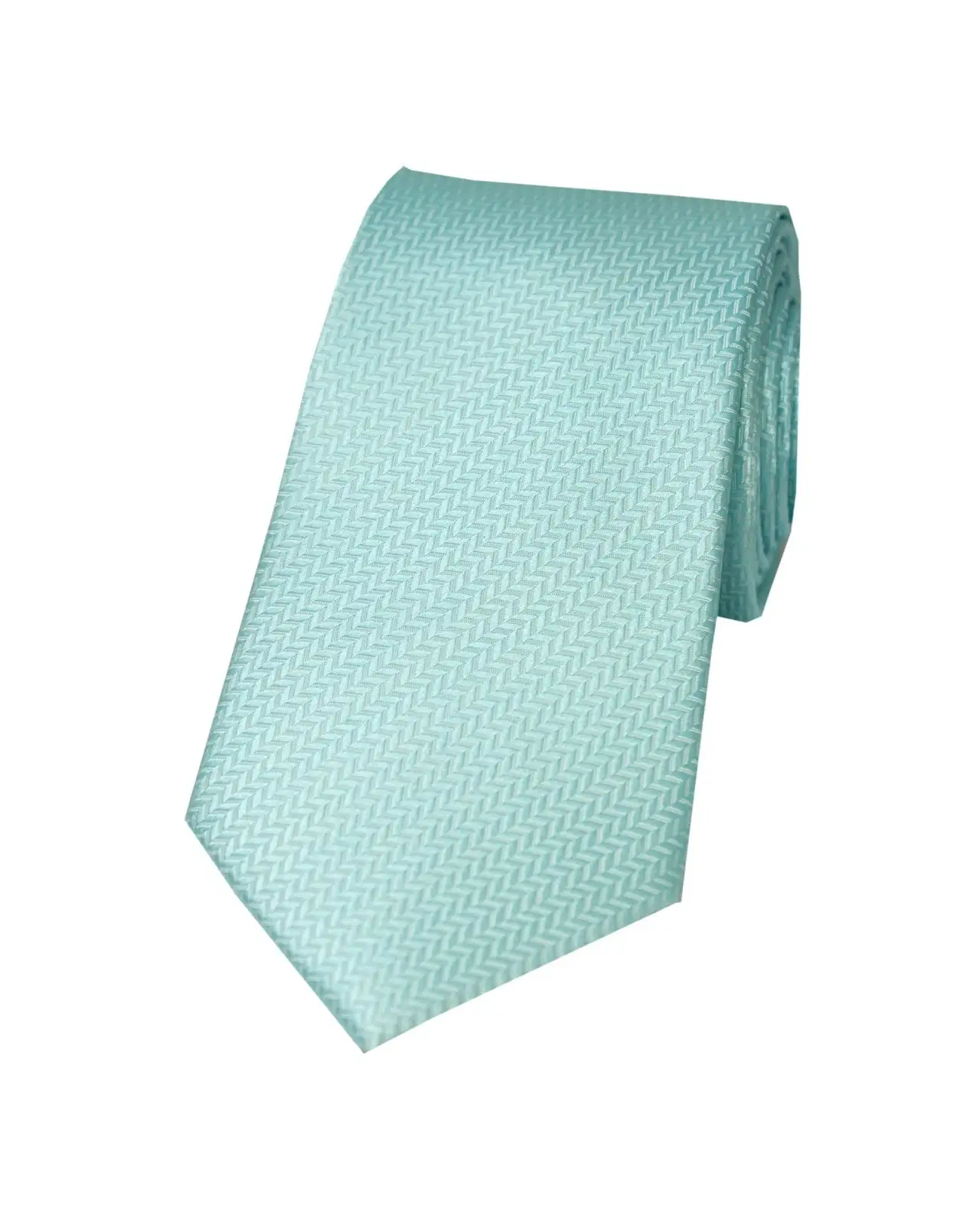 Silk Ties Soprano Ties Soprano Cyan Herringbone Silk Tie £23.00