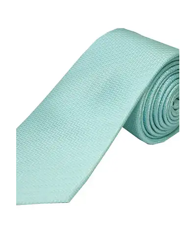 Silk Ties Soprano Ties Soprano Cyan Herringbone Silk Tie £23.00