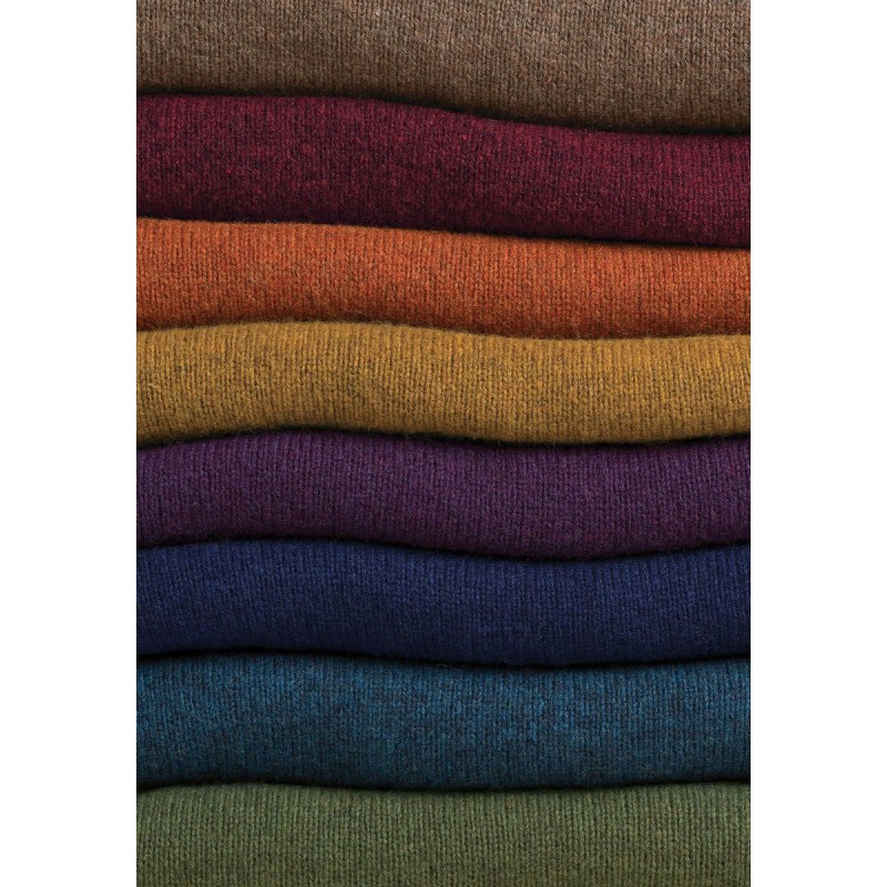 Jumpers Brook Taverner Charlbury Damson Lambswool Crew Neck Jumper £54.00