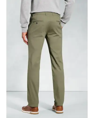 Fit Trousers Brook Taverner Regular Fit Denver Olive Stretch Cotton Chinos £45.00