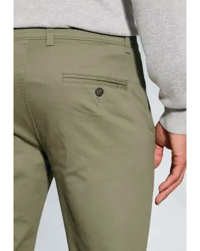 Fit Trousers Brook Taverner Regular Fit Denver Olive Stretch Cotton Chinos £45.00