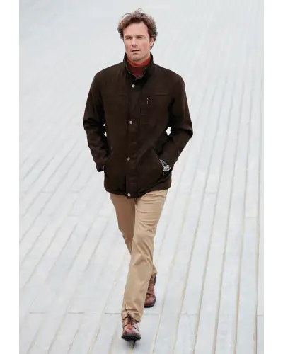 Fit Trousers Brook Taverner Regular Fit Denver Sand Stretch Cotton Chinos £45.00