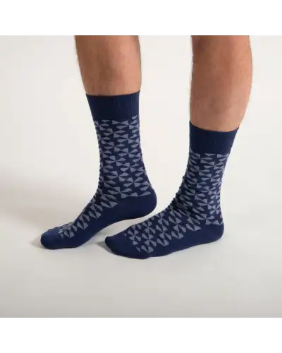 Men PEPER HAROW Windmill Mens Socks - Navy £16.00