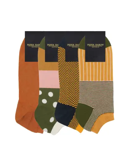 Men PEPER HAROW Mens Trainer Socks Bundle - Sunburst £40.00