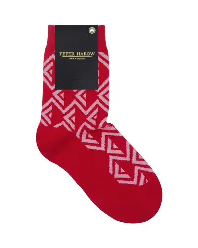 Women PEPER HAROW Camden Womens Socks - Red £15.00