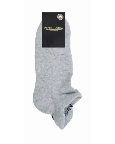 Men PEPER HAROW Organic Mens Trainer Sport Socks - Grey £14.00