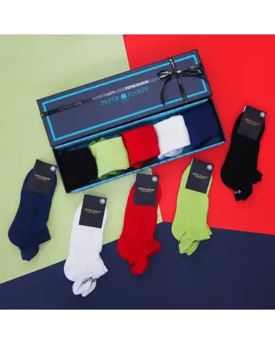 Women PEPER HAROW Organic Sport WomenS Trainer Socks Gift Box - Vibrant £45.00