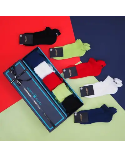 Women PEPER HAROW Organic Sport WomenS Trainer Socks Gift Box - Vibrant £45.00