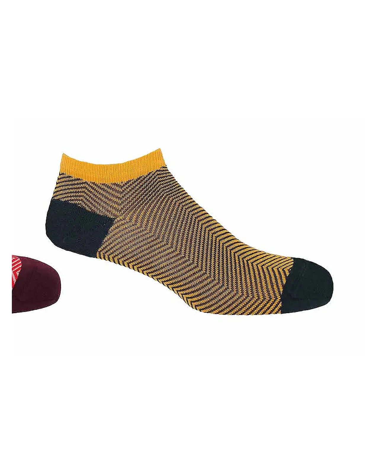Men PEPER HAROW Lux Taylor Mens Trainer Socks Bundle - Red Yellow £18.00