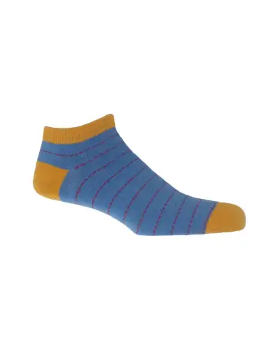 Men PEPER HAROW Mens Trainer Socks Bundle - Dash Multistripe Retro £28.00