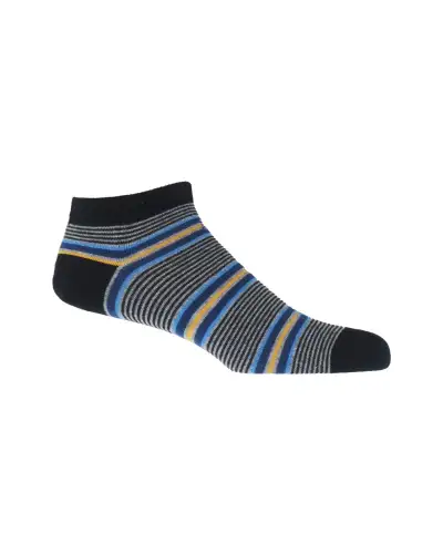 Men PEPER HAROW Mens Trainer Socks Bundle - Retro Multistripe Lux £29.00