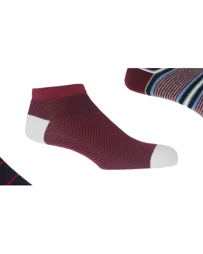 Men PEPER HAROW Mens Trainer Socks Bundle - Lux Retro Multistripe £29.00