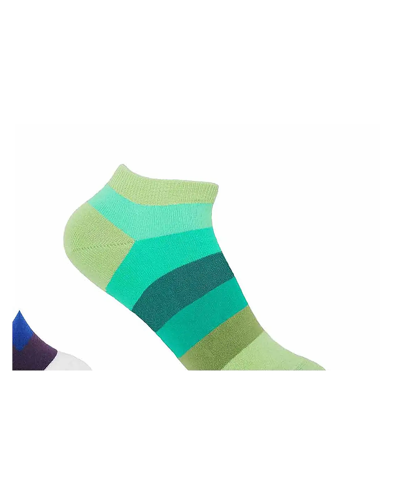 Women PEPER HAROW Block Stripe Womens Trainer Socks Bundle - Rainbow Earth £17.00