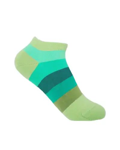Women PEPER HAROW Block Stripe Womens Trainer Socks Bundle - Rainbow Earth £17.00