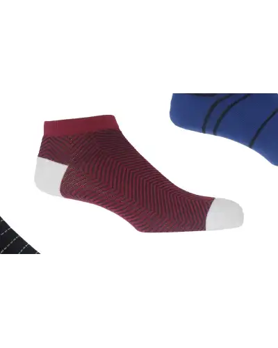 Men PEPER HAROW Mens Trainer Socks Bundle - Dash Lux Retro £29.00