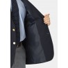 Jackets Brook Taverner Regular Fit Henley Navy Wool Blend Blazer £152.00