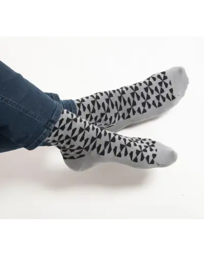 Men PEPER HAROW Windmill Mens Socks - Grey £16.00