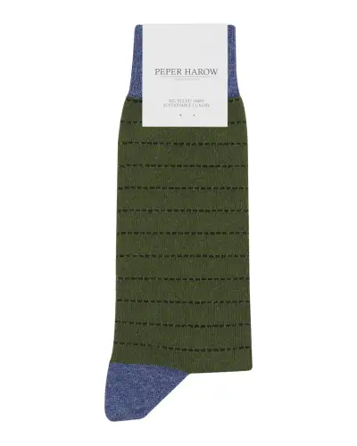 Men PEPER HAROW Dash Mens Socks - Sage £14.00