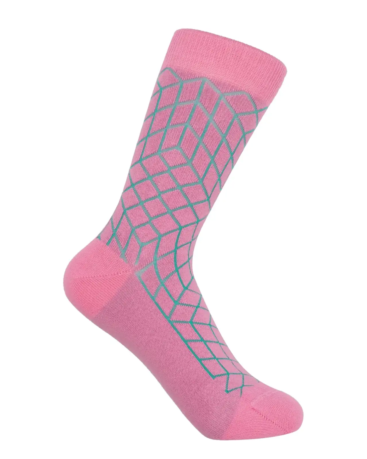 Women PEPER HAROW Puzzle Womens Socks - Pink £15.00