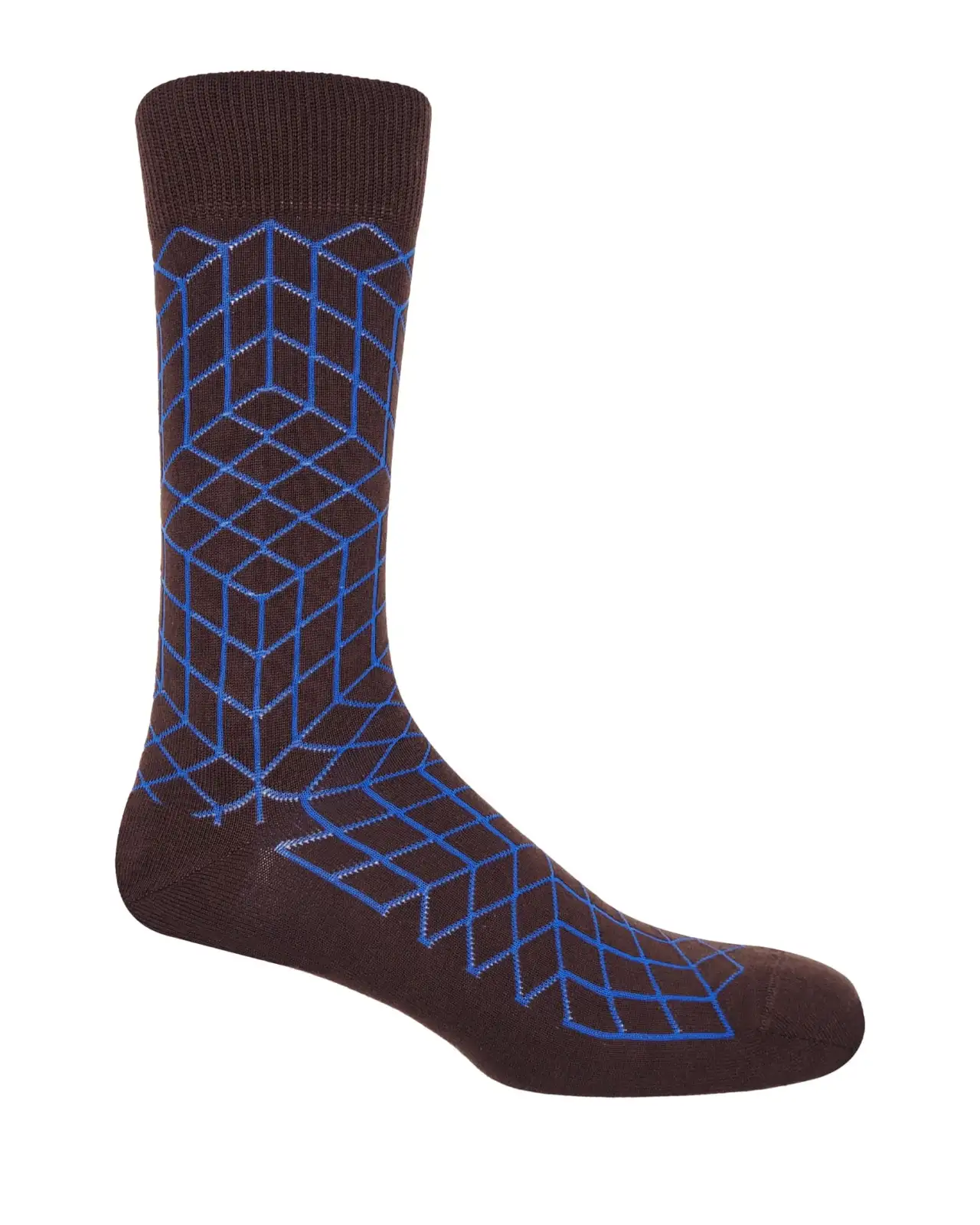Men PEPER HAROW Puzzle Mens Socks - Brown £16.00
