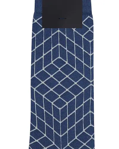 Men PEPER HAROW Puzzle Mens Socks - Navy £16.00