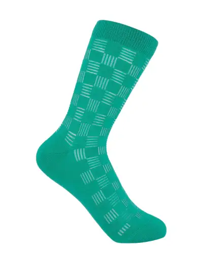 Women PEPER HAROW Battenberg Womens Socks - Teal £15.00