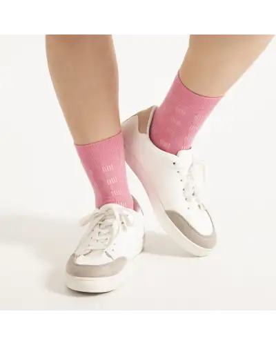 Women PEPER HAROW Battenberg Womens Socks - Pink £15.00