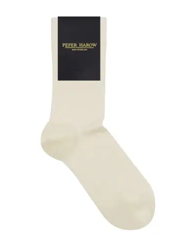 Women PEPER HAROW Indulgent Cashmere Womens Socks - Cream £18.00