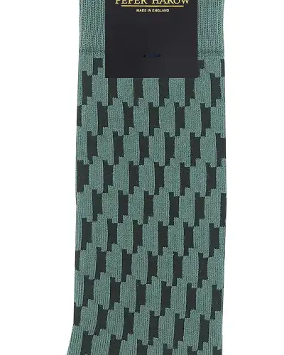 Men PEPER HAROW Scooby Mens Socks - Sage £16.00