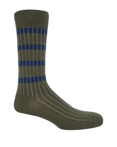 Men PEPER HAROW Old School Mens Socks - Olive £16.00