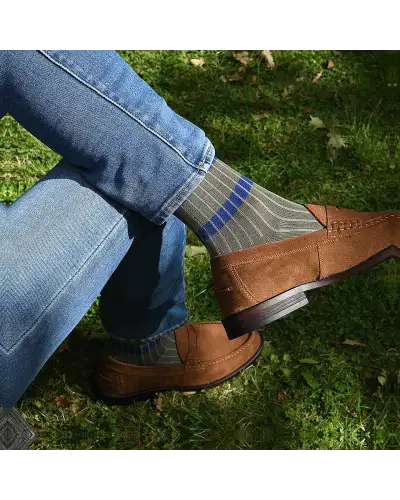 Men PEPER HAROW Old School Mens Socks - Olive £16.00