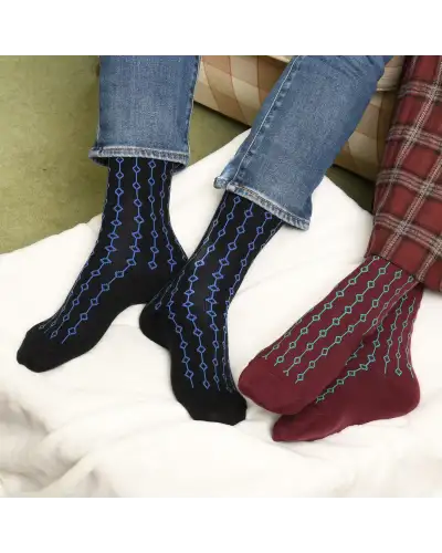 Women PEPER HAROW Beads Womens Socks - Maroon £15.00