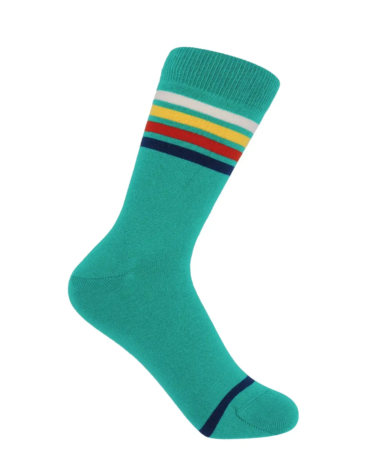 Women PEPER HAROW Mix Tape Womens Socks - Teal £15.00