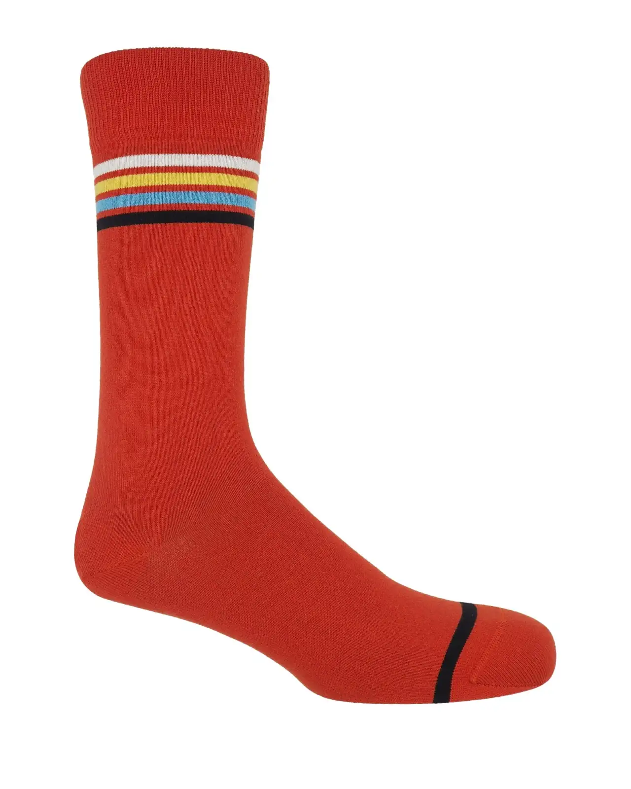 Men PEPER HAROW Mix Tape Mens Socks - Orange £16.00