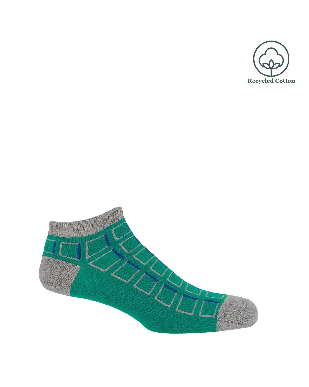 Men PEPER HAROW Cube Mens Trainer Socks - Teal £12.00
