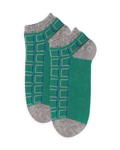 Men PEPER HAROW Cube Mens Trainer Socks - Teal £12.00