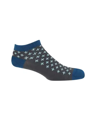 Men PEPER HAROW Crosslet Mens Trainer Socks - Grey £13.00