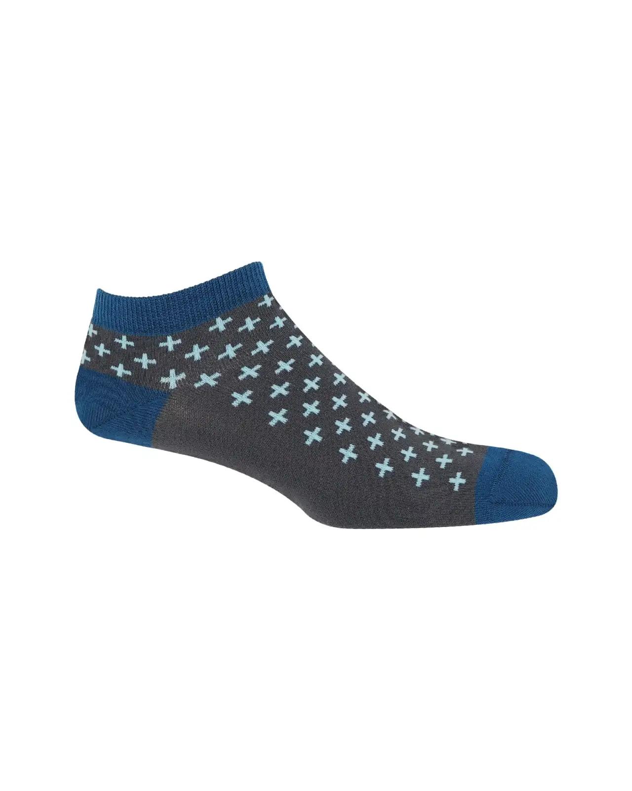 Men PEPER HAROW Crosslet Mens Trainer Socks - Grey £13.00
