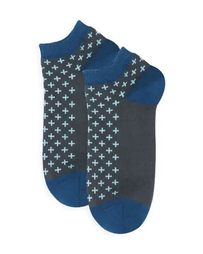 Men PEPER HAROW Crosslet Mens Trainer Socks - Grey £13.00