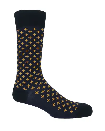 Men PEPER HAROW Crosslet Mens Socks - Navy £16.00