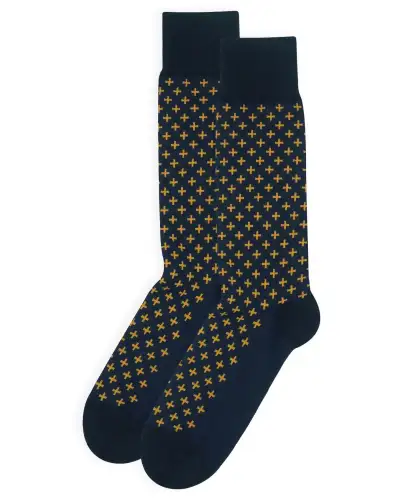 Men PEPER HAROW Crosslet Mens Socks - Navy £16.00