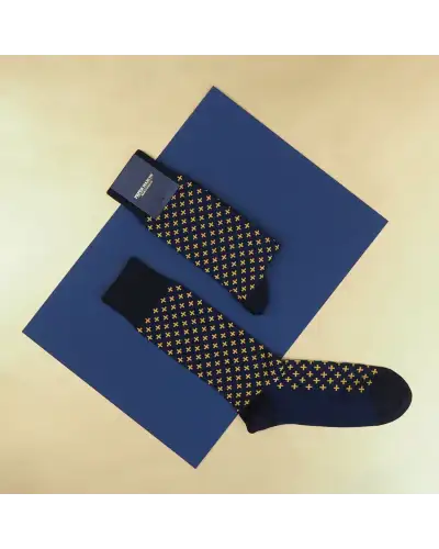 Men PEPER HAROW Crosslet Mens Socks - Navy £16.00