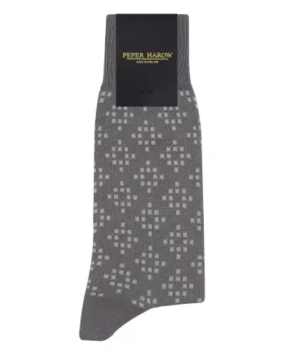 Men PEPER HAROW Soho Mens Socks - Grey £16.00