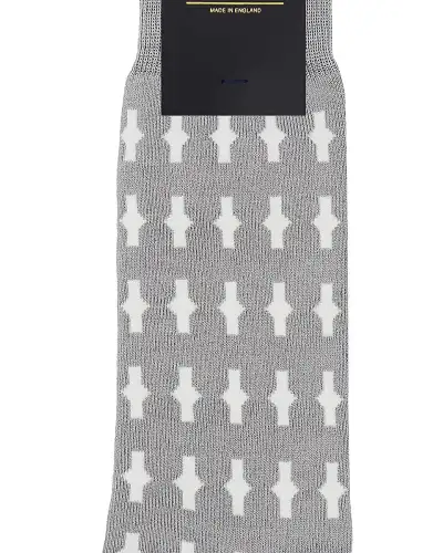 Men PEPER HAROW Eton Mens Socks - Grey £16.00
